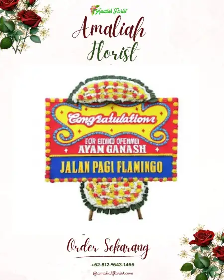 Sewa Papan Bunga Unir Sirau